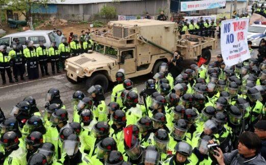 萨德“落户”一周年星州民众誓言“萨德不撤，抗争不止”